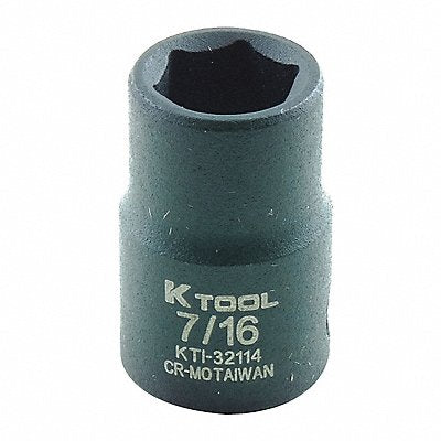 Impact Socket SAE 7/16in. 1-3/16in.L Hex