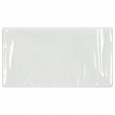 Label Holder Clear/Wht Glossy Pocket PK4