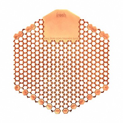 Urinal Screen Hexagon Orange 58 g PK10