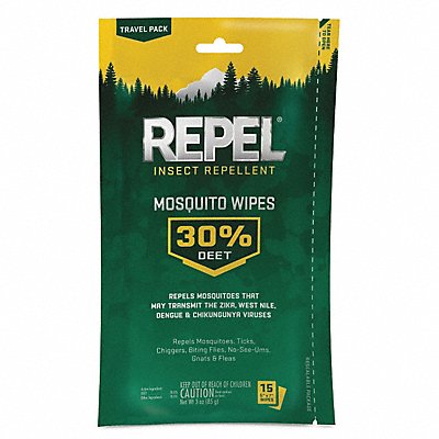 Insect Repellent Wipes 3 oz Packet