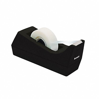 Desktop Tape Dispenser Weighted Base Blk