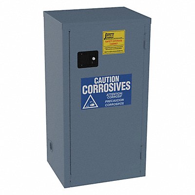 Corrosive Safety Cabinet 18 gal Blue