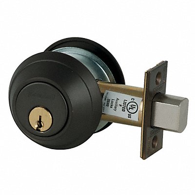 1-Cyl Deadbolt Standard Dark Bronze C123