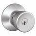 Knob Lockset Mechanical Entrance Grd. 2