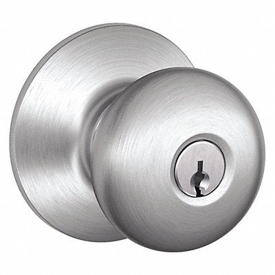 Knob Lockset Mechanical Entrance Grd. 2