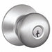 Knob Lockset Mechanical Entrance Grd. 2