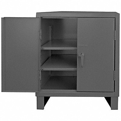 Storage Cabinet 42 x36 x24 Gray 2Shlv