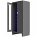 K4873 Bin Cabinet 78 x36 x24 Gray 30BlueBns