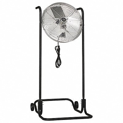 Floor Fan Stand 18 120V TEAO 1/8HP Gray