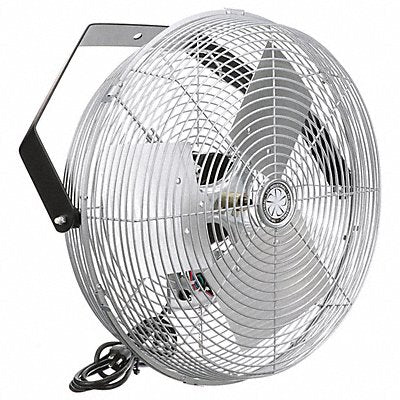 Workstation Fan 18 120V TEAO 1/8HP Gry