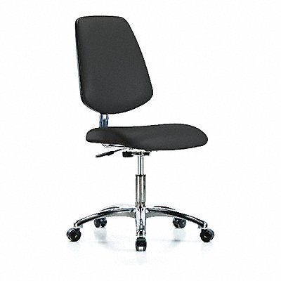 CR/ESD Chr Desk Med Back Casters Blk