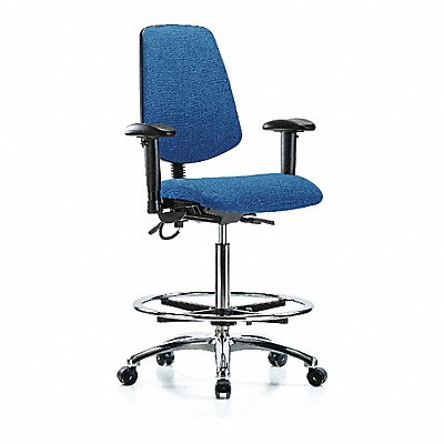 Fab ESD Hi Md Bk AA FR Cstrs Blue