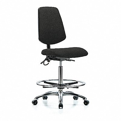 Fab ESD Chr High Md Bk FR Cstrs Blk