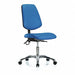 Vinyl ESD Chr Desk Md Bk Cstrs Blue