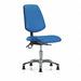 Vinyl ESD Chr Desk Md Bk Glides Blue