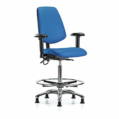 Vinyl ESD Hi Md Bk AA FR Stat Blue