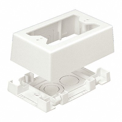 Junction Box Low V Adh Wh 1-Gang 5.00