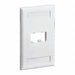 Faceplate 2pt Sgl Gang Classic Ei