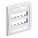 Faceplate 10pt Dblgang Exec Wh