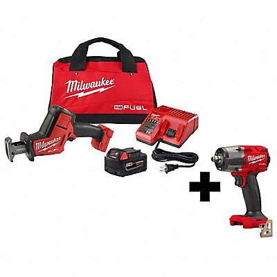 M18 Hackzall Kit and 1/2 Impact Wrench