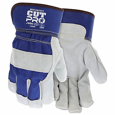 Glove Cut Resistant Leather Palm L PK12