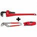 Steel Pipe Wrench Pliers Utility Knife