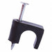 Coaxial Staple Blk 1/4 Wood App PK100