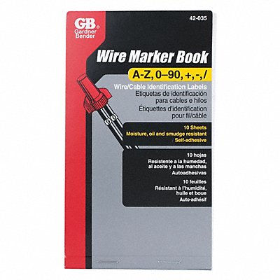 Wire Markers (A-Z 1-90 Symbols)