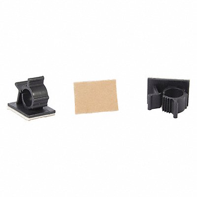 Plastic Kwik Clip 3/8 UVB Black PK6