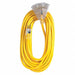 Triple Tap Extension Cord 15A 50 ft 12/3