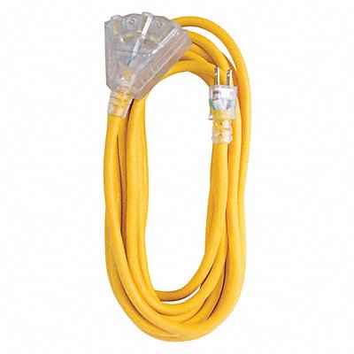 Triple Tap Extension Cord 15A 25 ft 12/3