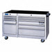 Rolling Cabinet 45 Wx24 Dx33 H White