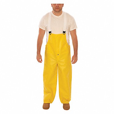 Rain Bib Overall Unrated Yellow M