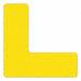 Floor Tape Yellow 6 inx6 in L PK25