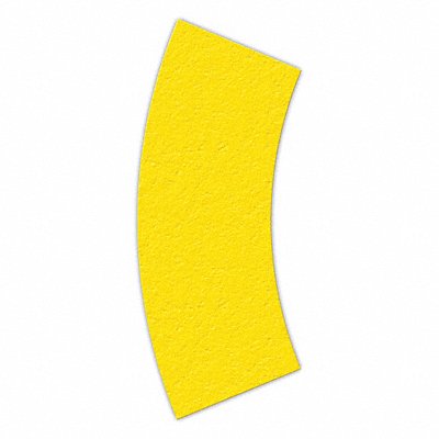 Floor Tape Yellow 2 1/2 inx6 in Arc PK25