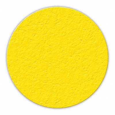 Floor Tape Yellow 3 inx3 in Circle PK25