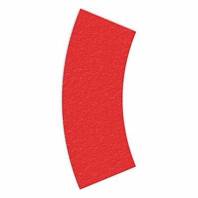 Floor Tape Red 2 1/2 inx6 in Arc PK25