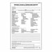 Vehicle Inspection Form 3 Ply W/Carbon