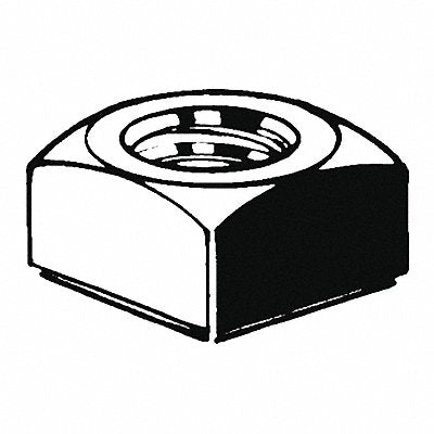 SqrNt Znc Stl M10-1.5 8mm 17mm 100PK