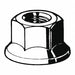 FlngNt Stl Zinc Plated 13x8mm 100PK