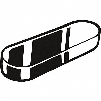 Parallel Key 65mm L Round 8mm H PK25