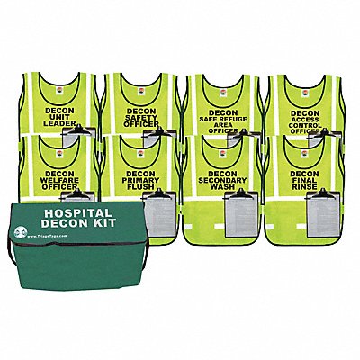 Hospital Decon Kit 8 Vests