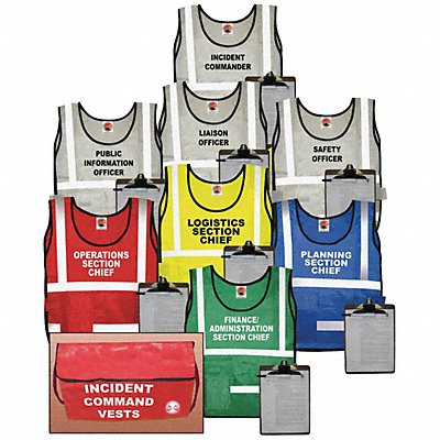 Safety Vest Assorted Inc Cmnd Univsl