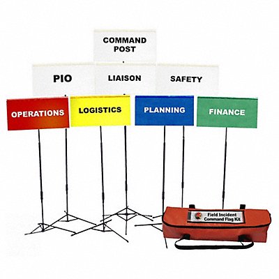 Incident Command Flag Kit 8 Flags