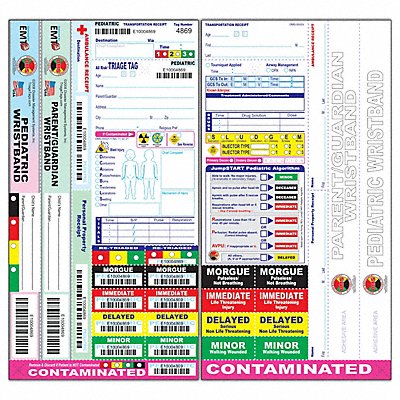 Dual Wristband Pediatric Tag PK50