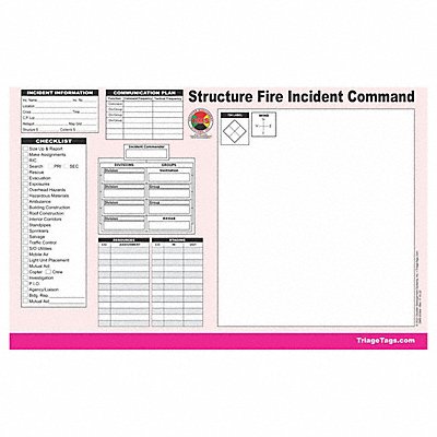 Structure Fire ICS Worksheet PK25