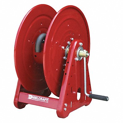 Hand Crank Hose Reel 100 ft 1/2 ID Red