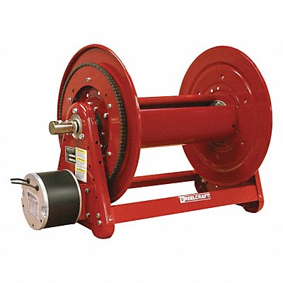 Motor Hose Reel 175 ft (3/4 in I.D.) Red