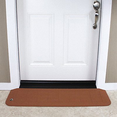 ADA Ramp 1-1/8In.H 12-1/4In.L 42In.W Brn