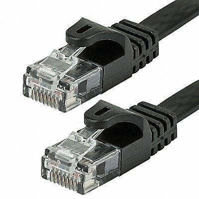 Patch Cord Cat 5e Flexboot Black 2.0 ft.